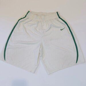 Sandy Hook Eagles Nike Athletic Gym Basketball Shorts Green &amp; White Size S